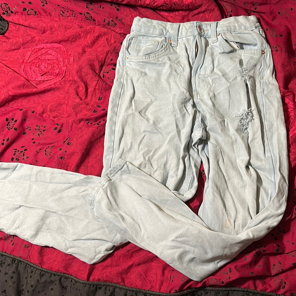 Light Blue Skinny Jeans Size 2